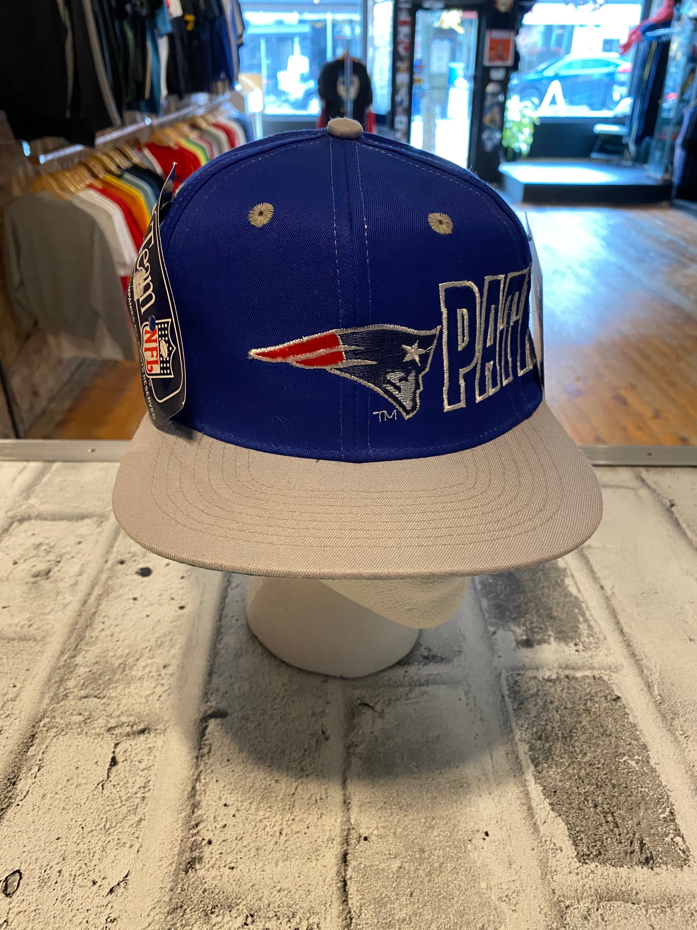 Accesorios Sombreros y gorras Gorras de béisbol y de camionero New York Patriots Vintage 90s Snapback hat NFL Sports specialties plain logo Pro Line lana 