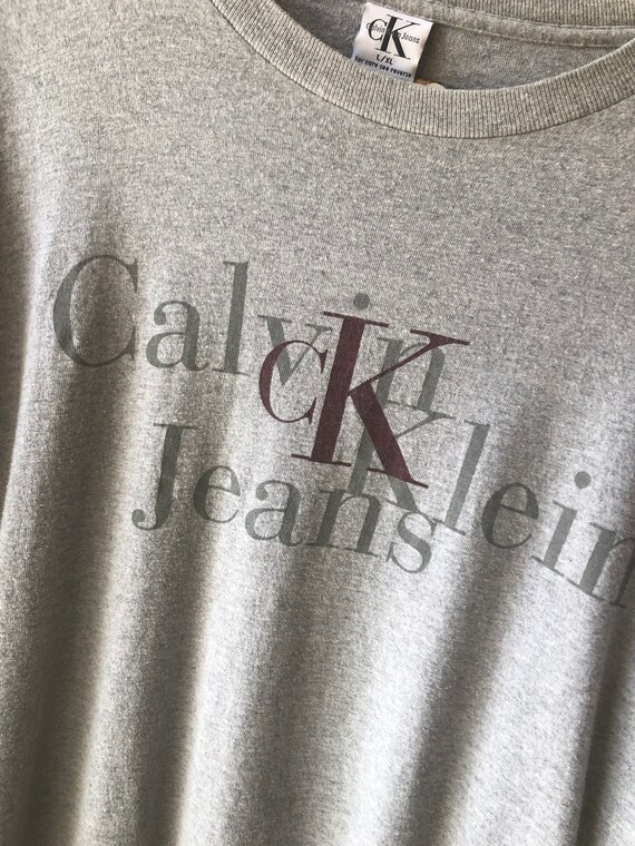 Vintage Calvin Klein Longsleeve t-shirt L-XL