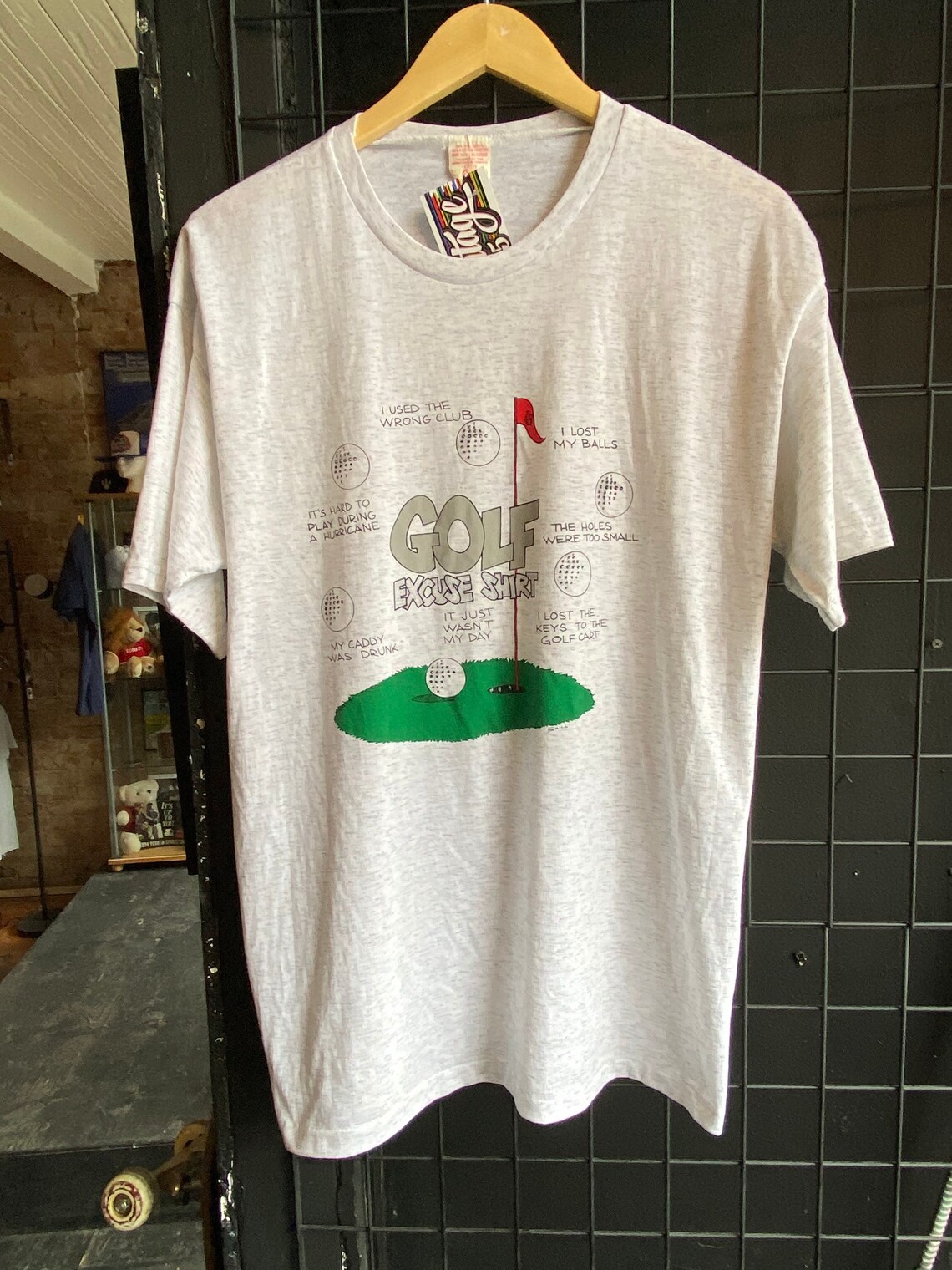 Vintage Golfing Excuses tshirt XL Etsy