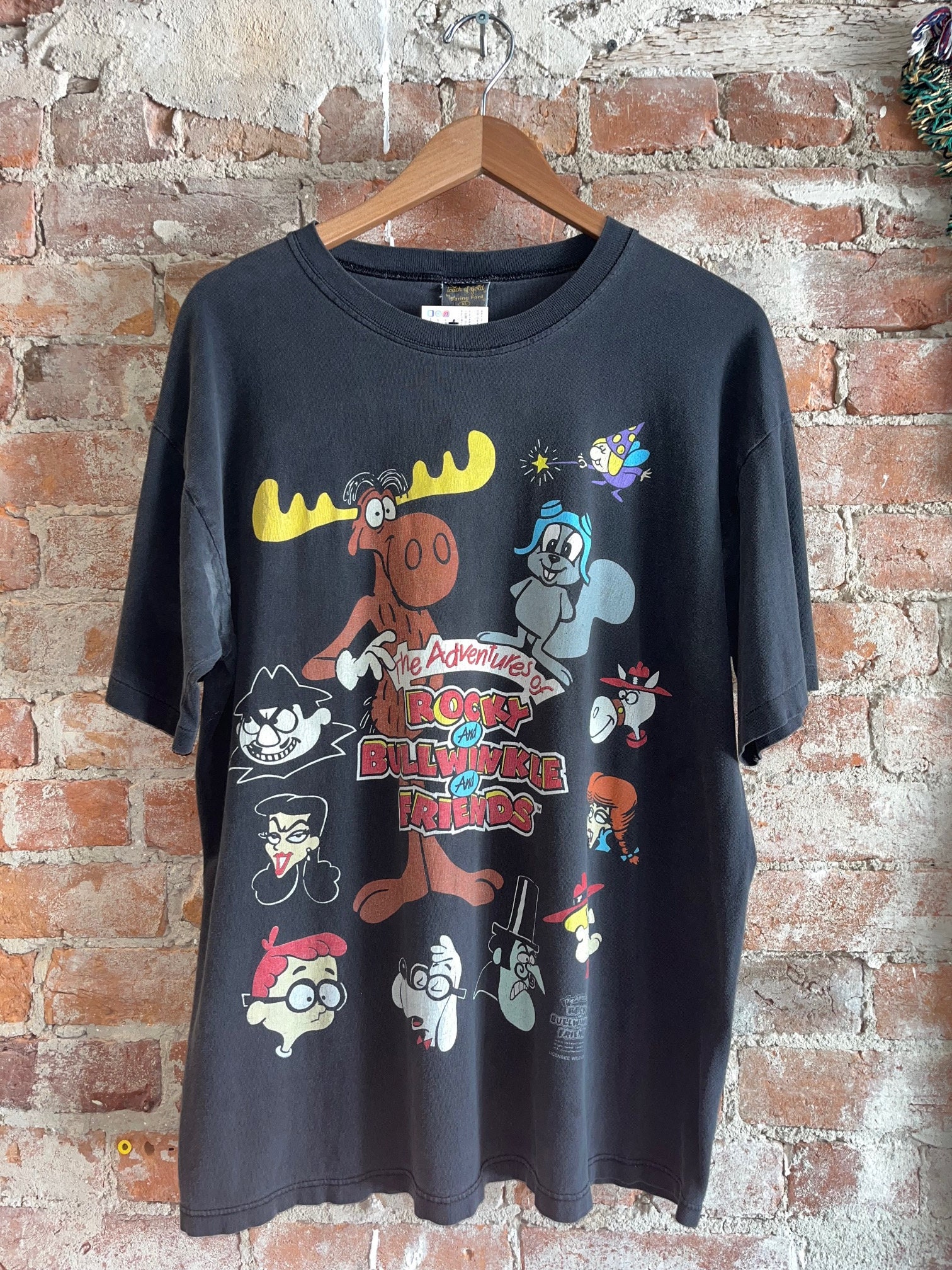 90s Rocky And Bullwinkle ヴィンテージTシャツ www.alberobello.se