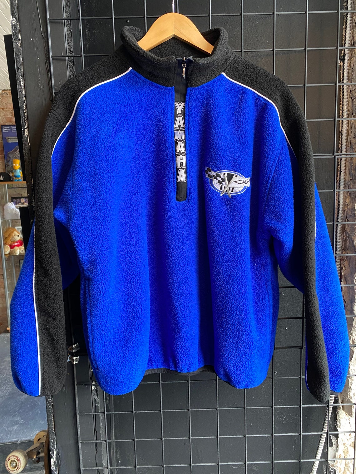 Vintage Yamaha 1/4 zip fleece sweater Medium | Etsy