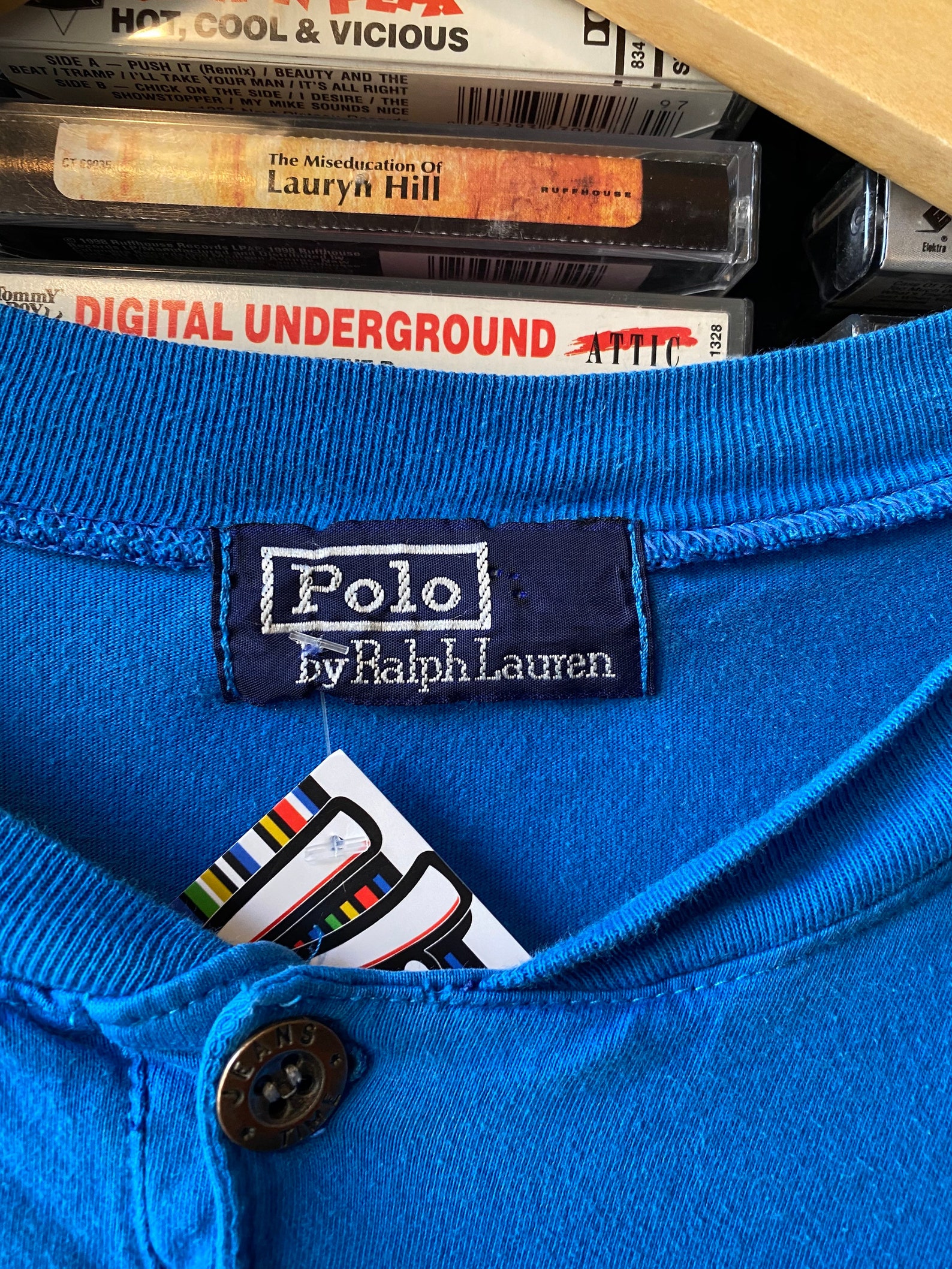 Vintage Polo sport pocket logo tshirt MediumLarge Etsy