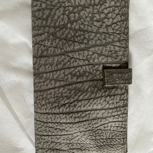 Genuine Wild Buffalo leather travel wallet