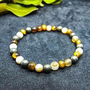 Bracelet wealth, fortune, abundance, money, success - natural gemstones