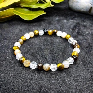 Longevity bracelet / Health / Well-being - Natural fine stones