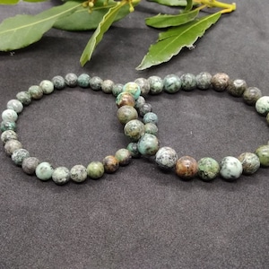 Pulseira Turquesa Africana Natural Genuína