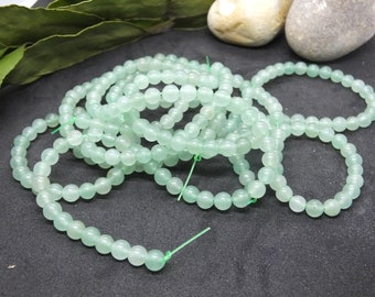 Aventurine - Set of 120 beads 6mm (Natural Green Aventurine)