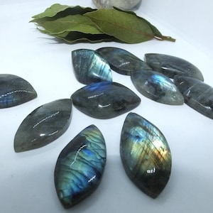 Lotto di 10 pietre labradorite naturali