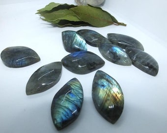 Lot de 10 pierres de labradorites naturelles