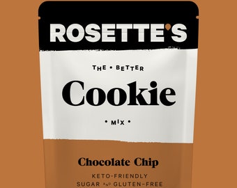KETO BAKING MIX - Chocolate Chip Cookie Mix:  Low-Carb, Sugar-Free, Gluten-Free, Paleo