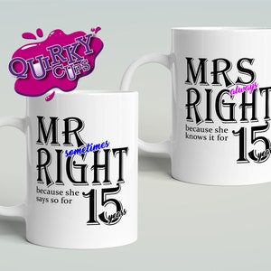 15th Anniversary Gifts For Women 15th Anniversary Unicorn Mug For Her