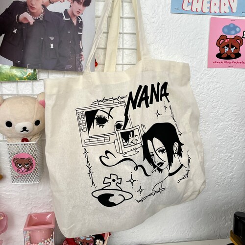 MADE TO ORDER Hand Painted Custom Anime/manga Panel Tote Bag Etsy