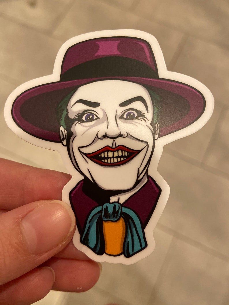 Joker Sticker Set Etsy Norway