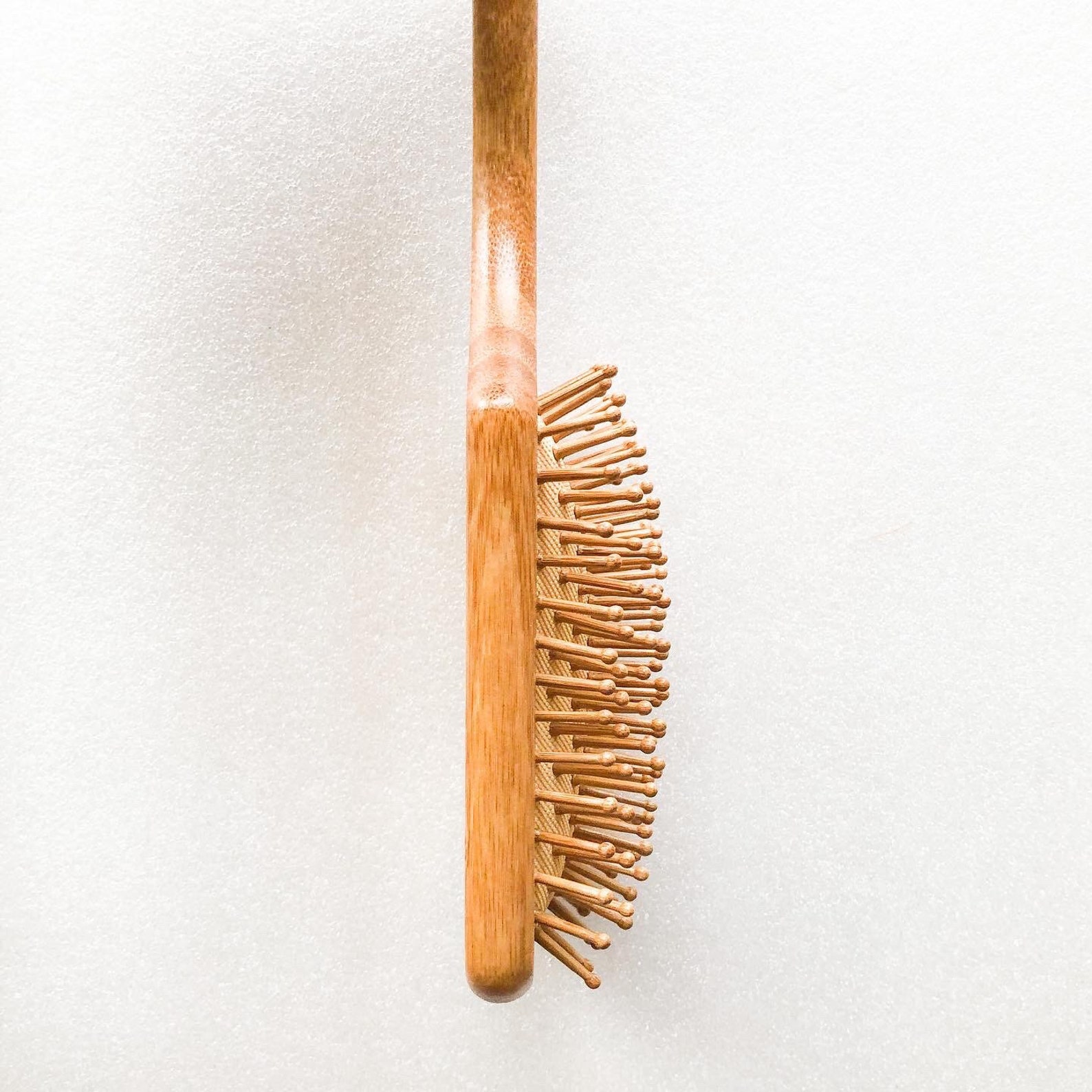 Natural Bamboo Hair BrushZero Waste Plastic Free Detangling Etsy