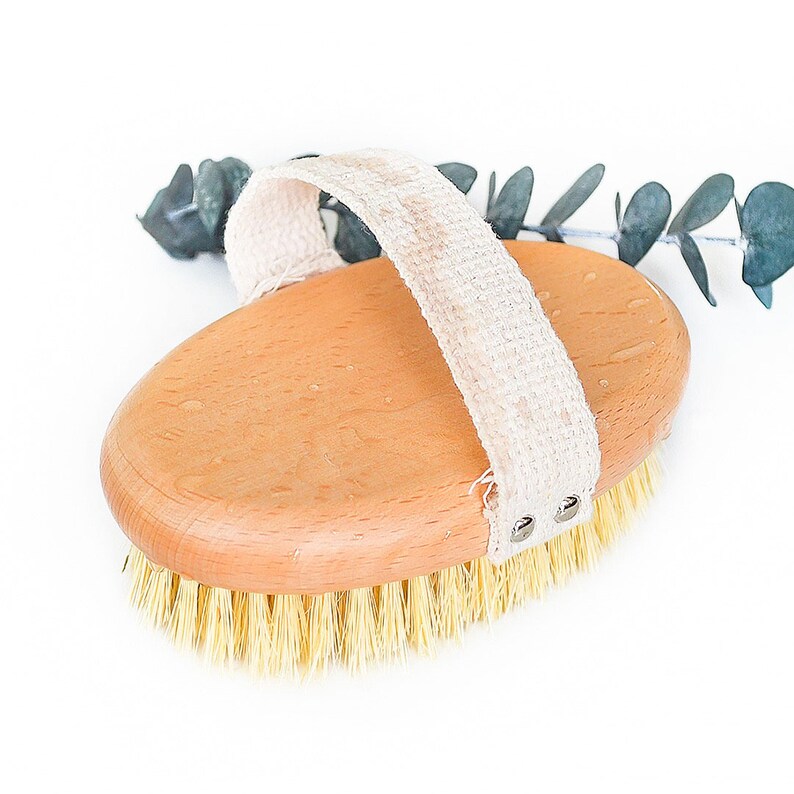 Natural Sisal Body Brushzero Waste Organic Exfoliating Dry Etsy