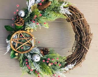 Yule Wreath Etsy
