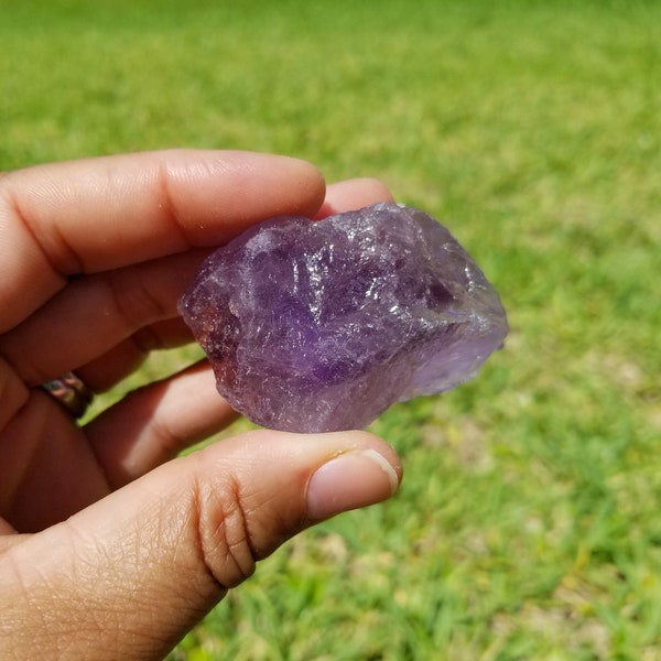 Rough Amethyst Chunks Large Amethyst Crystals Natural Amethyst Purple Healing Crystal for Third Eye Chakra Veteran Owned Shop