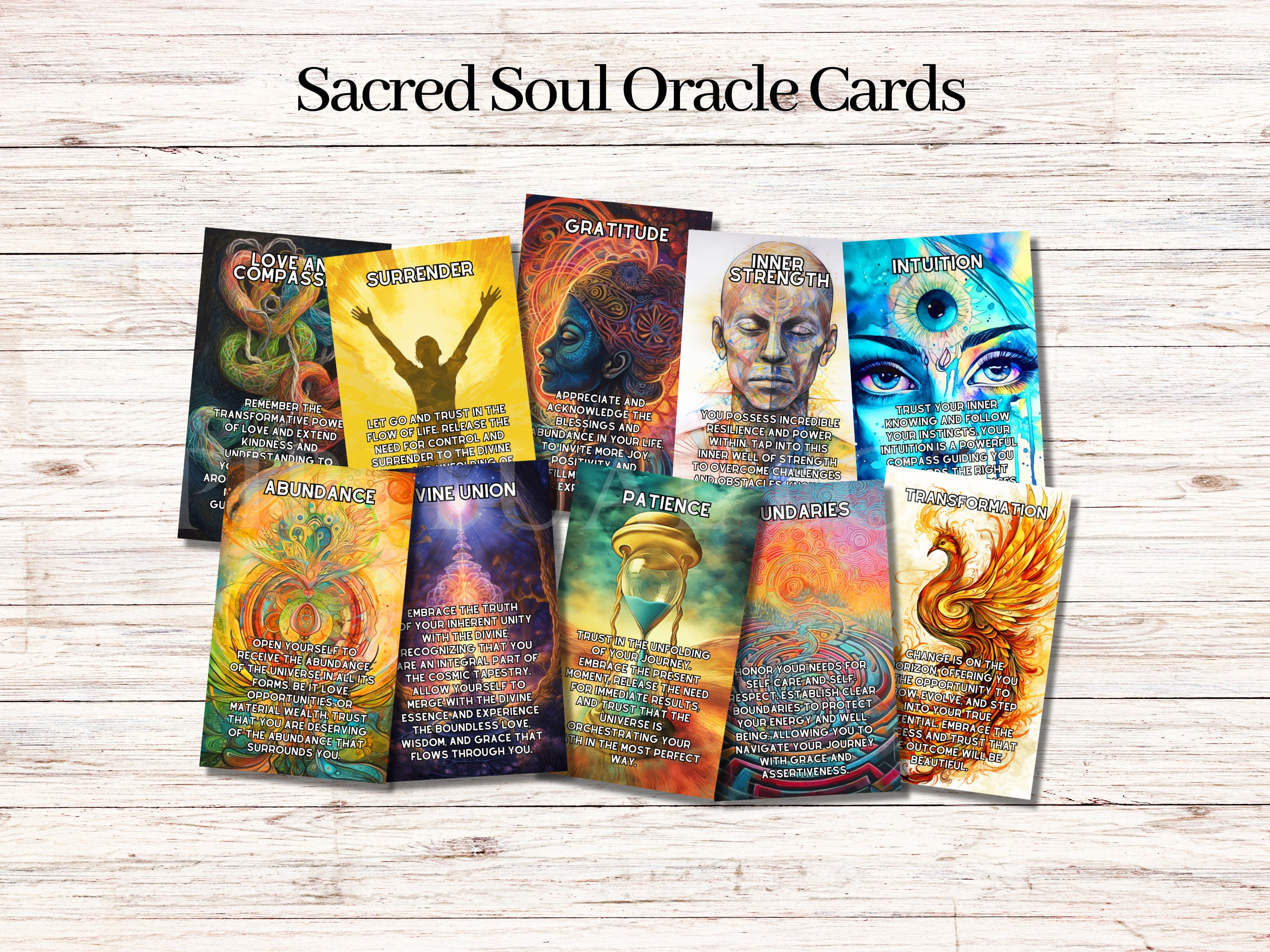 The Oracles. Orginal Oracle Card Deck by Libby Bove. Includeds Book of  Interpretations. 