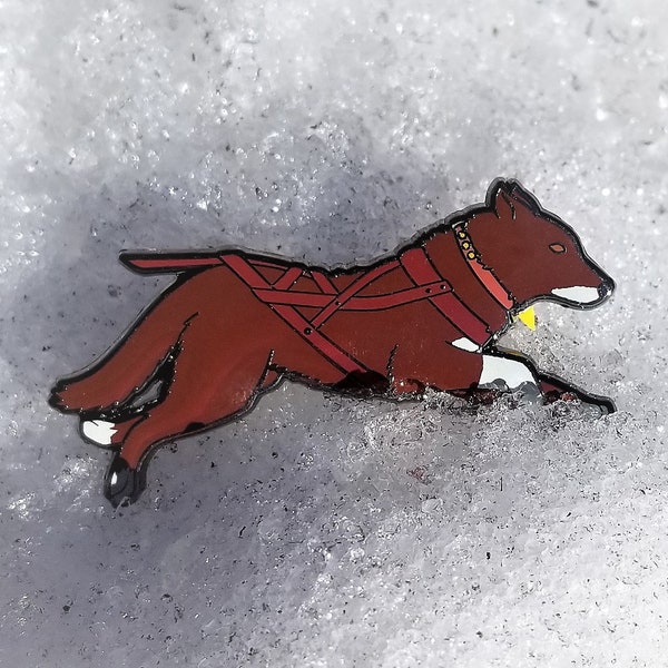 Balto Pin (Sled Dog Iditarod Great Race of Mercy Vaccine Animal Cute Cool For Nurses Medical Pharmacy Science Travel Vaccinated)