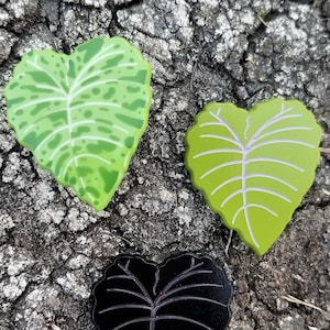 Colocasia Pin Set (Bloemen Bladeren Cute Sweet Soft Email Taro Elephant Ear Black Magic Mojito Ananas Prinses Bonte Plant Plant Plant)