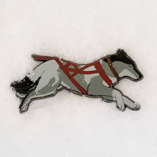 Togo Pin (Sled Dog Iditarod Great Race of Mercy Vaccine Animal Cute Cool For Nurses Medical Pharmacy Science Travel Vaccinated)