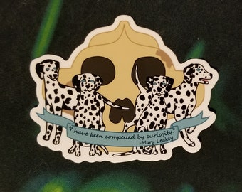 Mary Leakey's Dalmatians Sticker