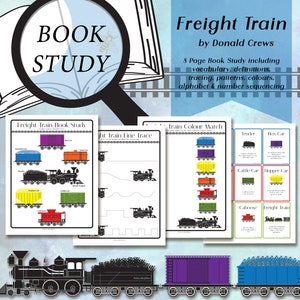 Book Study - Freight Train by Donald Crews