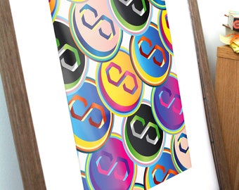 Polygon Pop Art Print