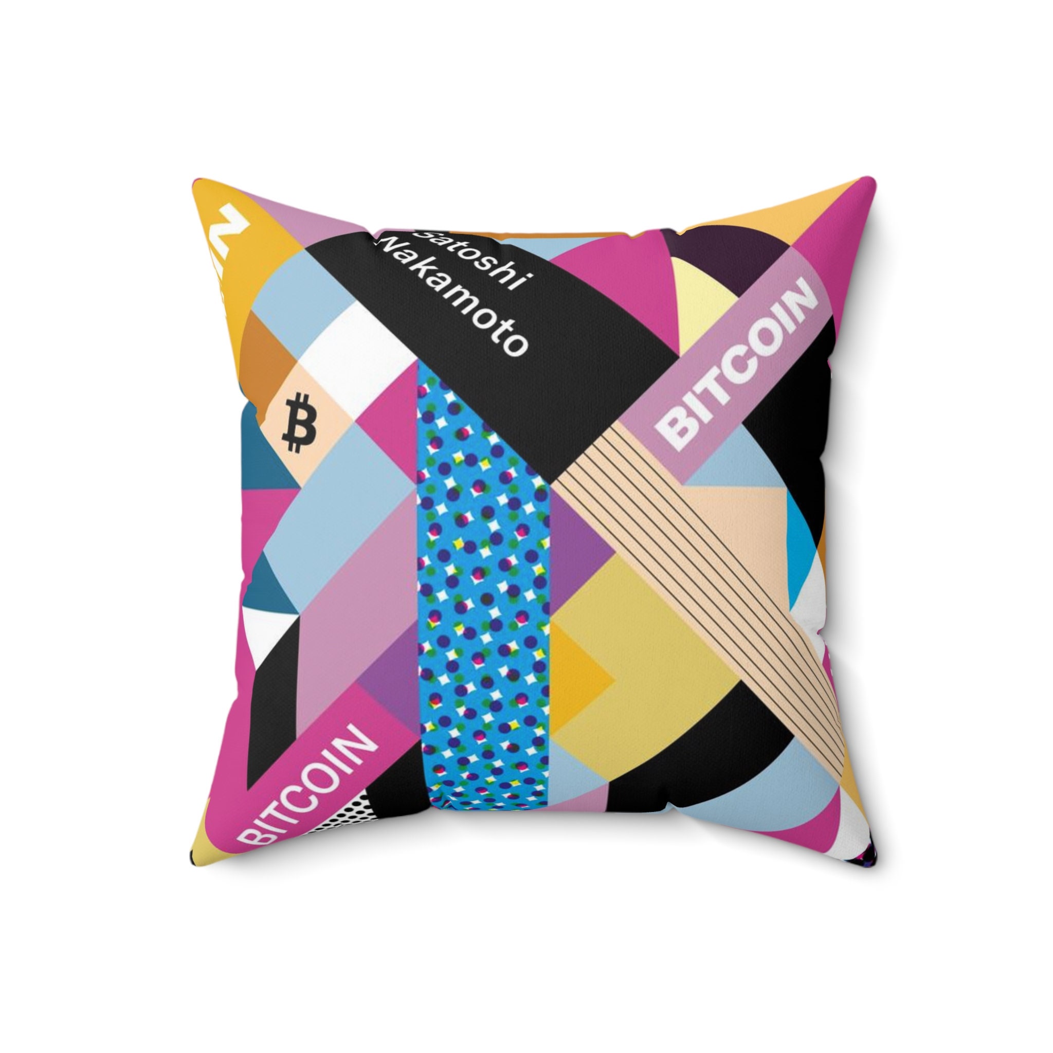 ビットコイン アイソメトリック スクエア ピロー - Etsy 日本