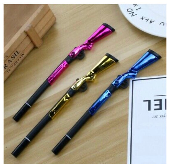 Miniature Toys Novelty Stationery Gifts Bronze Black or Gold Gel Pen