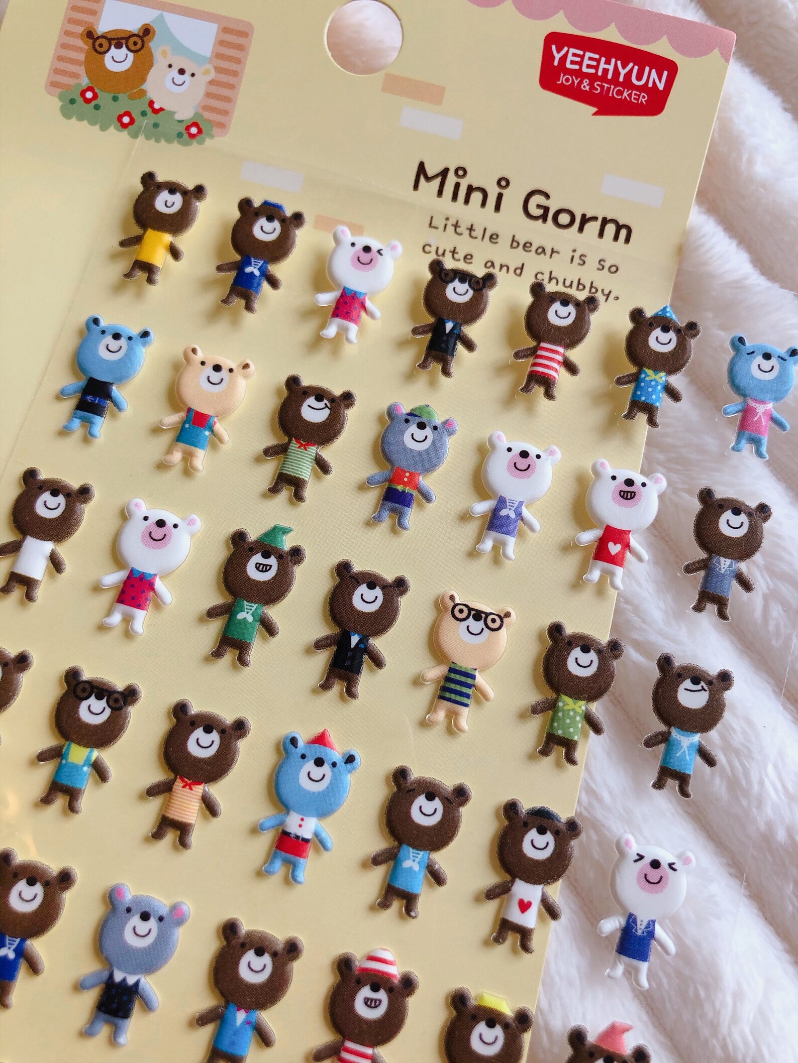 fun emoji bear foam sticker scrapbook card diy gift kid diary etsy