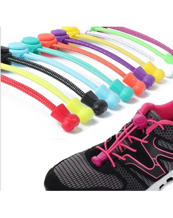 Elastic Lock Shoe Laces Shoelace Triathlon Running Trainers Etsy UK