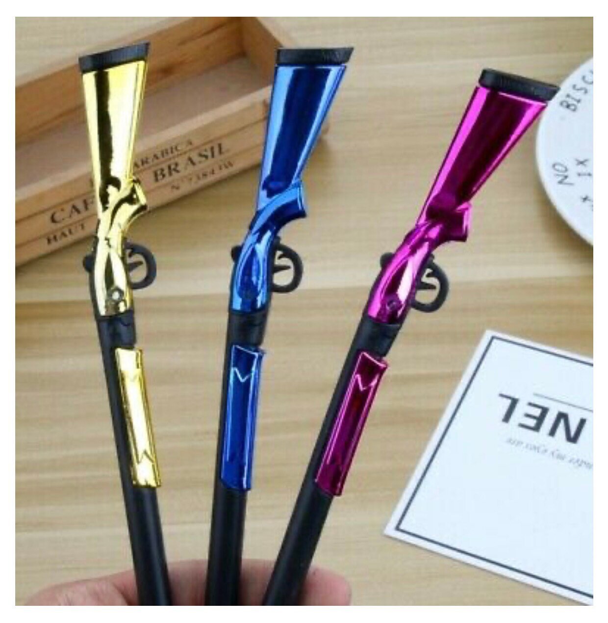 Novelty Sniper Rifle Gun Shaped Pen Bendable Stationery Gift Etsy Australia