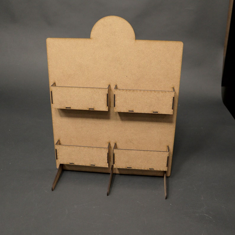 Laser Cut Template for Masonite Sticker Rack. SVG File. - Etsy