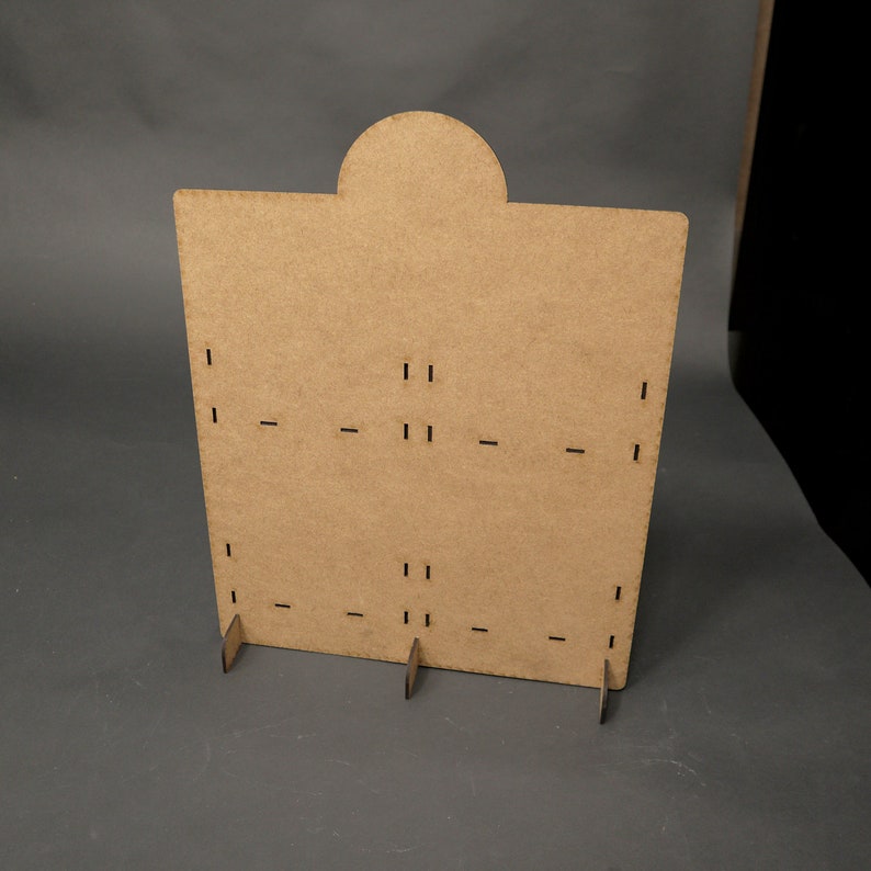 Laser Cut Template for Masonite Sticker Rack. SVG File. - Etsy