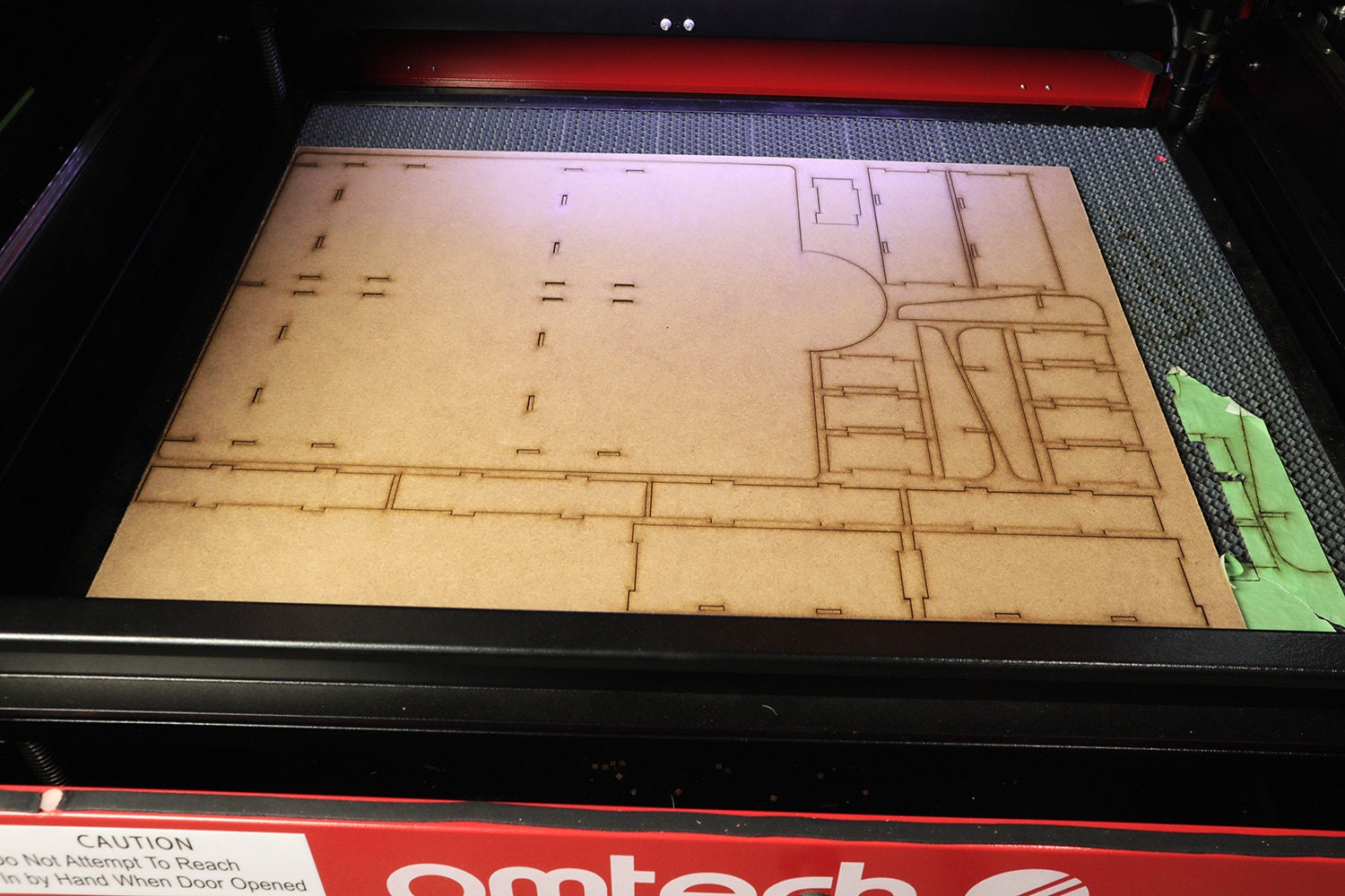 Laser Cut Template for Masonite Sticker Rack. SVG File. - Etsy