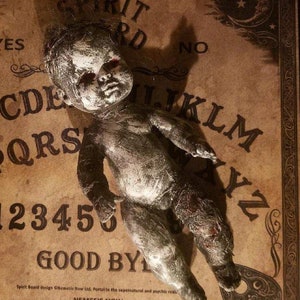 Halloween Horror Doll Suzie the Zombie Stone Creation