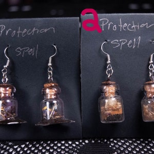 Protection Spell Jar Earrings