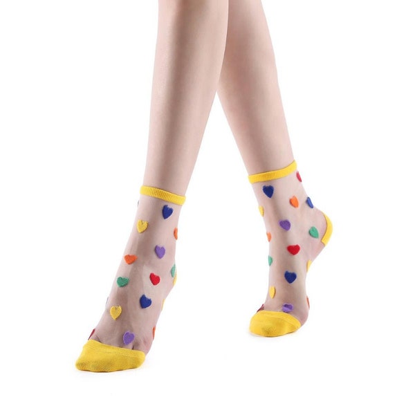 Heartbreaker Sheer Ankle Sock | Color