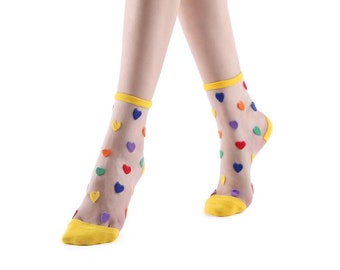 Heartbreaker Sheer Ankle Sock | Color