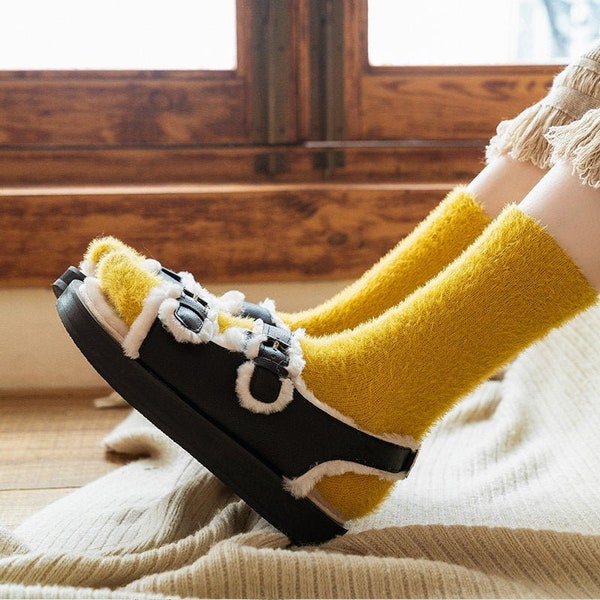 Fuzzy Socks Etsy
