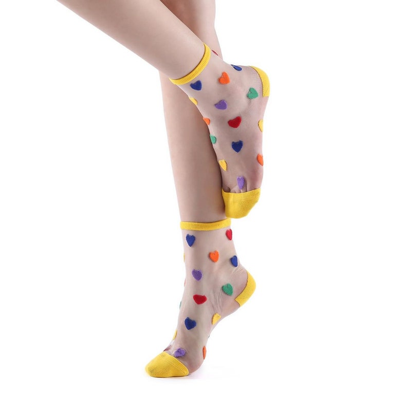 Heartbreaker Sheer Ankle Sock Color image 2