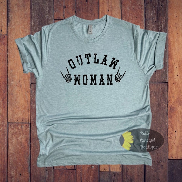 Outlaw Women Country Western T-Shirt