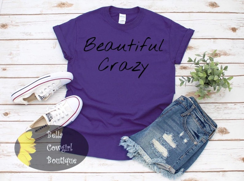 Beautiful Crazy Luke Combs TShirt Etsy