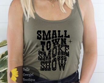 Small Town Smokeshow Country Music Women's Tank Top