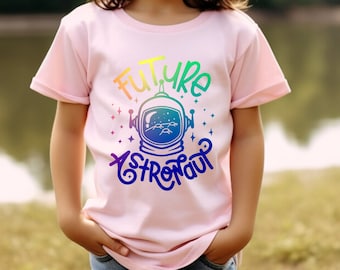 Future Astronaut Shirt in Infant Toddler Youth Sizes Space Tee Shirt Outer Space Themed Party Kids Party Outfit Future Astronaut Tee Shirt