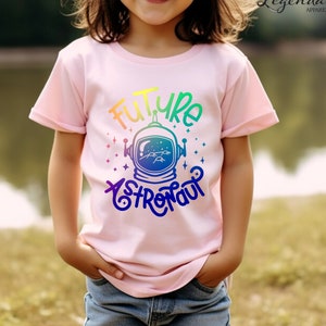 Future Astronaut Shirt in Infant Toddler Youth Sizes Space Tee Shirt Outer Space Themed Party Kids Party Outfit Future Astronaut Tee Shirt
