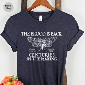 Cicada Shirt 2024 the Brood is Back Tee Funny Cicada T-shirt Bug Humor ...