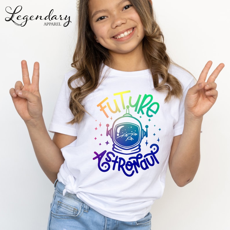 Future Astronaut Shirt in Infant Toddler Youth Sizes Space Tee Shirt Outer Space Themed Party Kids Party Outfit Future Astronaut Tee Shirt