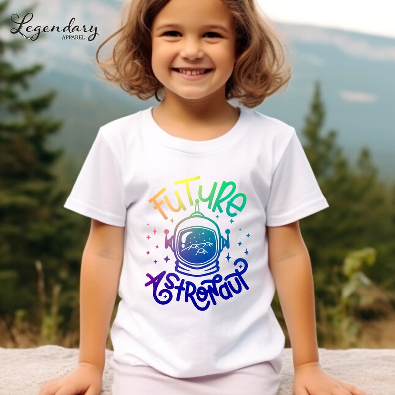 Future Astronaut Shirt in Infant Toddler Youth Sizes Space Tee Shirt Outer Space Themed Party Kids Party Outfit Future Astronaut Tee Shirt